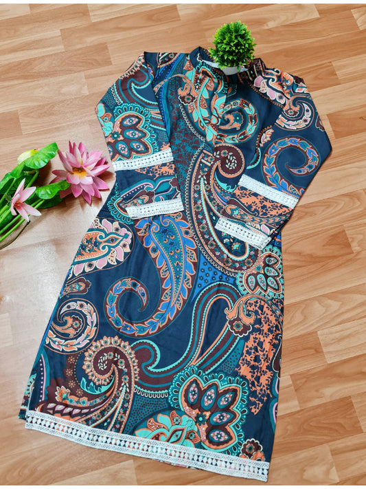 Multicolor Printed Co-Ord Set - Set Of 2