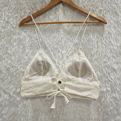 Combo of Orange Gold Hakoba Shirt and Biege Chikan Cotton Bra