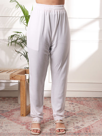 Light Grey Heart Embroidered Alia-cut Kurta with Pants